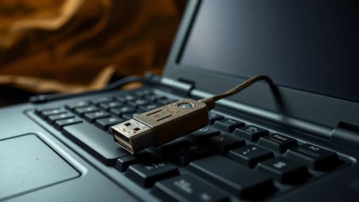 How did Kabul store-bought USBs breach Air Force air gaps in Afghanistan?